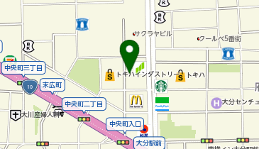 充レン カラオケまねきねこ 大分駅前2号店の地図画像