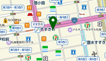 充レン カラオケまねきねこ すすきの第三グリーンビル店の地図画像