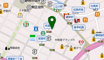 充レン カラオケまねきねこ 静岡呉服町通り店(下)の地図画像
