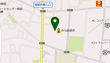 充レン アリオ西新井 4階映画館前の地図画像