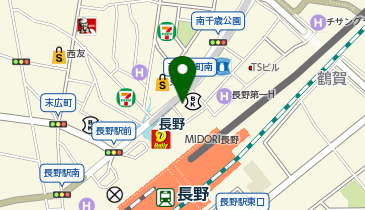 充レン カラオケまねきねこ 長野駅前店の地図画像