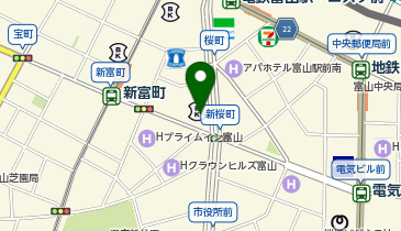 充レン カラオケまねきねこ 富山駅前店の地図画像