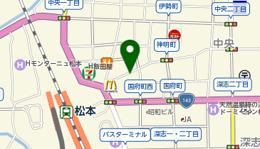 充レン カラオケまねきねこ 松本駅前店の地図画像