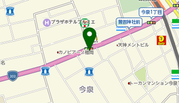 充レン カラオケまねきねこ 天神国体道路店(下)の地図画像