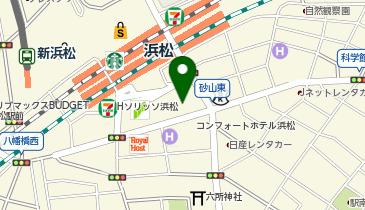 充レン カラオケまねきねこ 浜松南口店(下)の地図画像