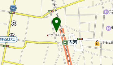 充レン VAL古河 1F 中央エスカレーター付近(下)の地図画像