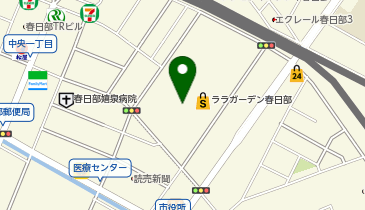 充レン ララガーデン春日部 1階立体駐車場連絡通路 ATMコーナー付近(下)の地図画像