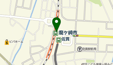 充レン JR東日本 龍ケ崎市駅 改札外 券売機正面 自販機付近(下)の地図画像