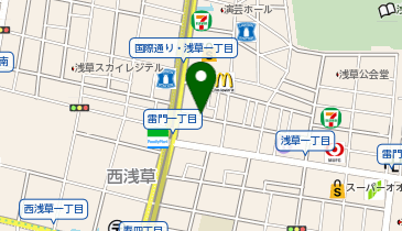 充レン 縁日着物 カウンター付近の地図画像