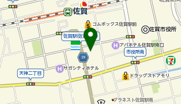 充レン ビッグエコー佐賀駅前店 インフォメーションカウンター付近の地図画像