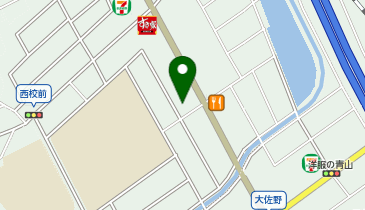 充レン ビッグエコー太宰府向佐野 ゲームコーナー横の地図画像