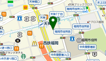 充レン CIC Fukuoka(会員制エリア)の地図画像