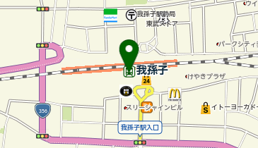 充レン JR東日本 我孫子駅 改札外 南口側コンコース 自動販売機横(上)の地図画像