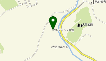 充レン ベルテラシェ大谷飲食館正面入り口付近の地図画像