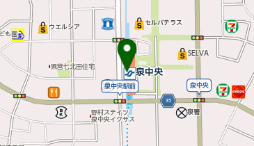 充レン マイコンタクト泉店の地図画像