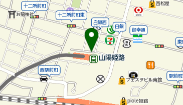 充レン ゴダイドラッグモルティひめじ店 レジ付近の地図画像