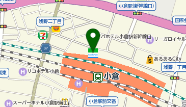 充レン JR九州 小倉駅 3階小倉北口ビル入口付近(下)の地図画像