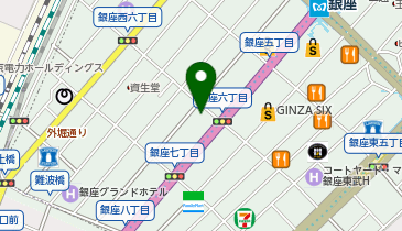 充レン 香港料理 盛記 銀座の地図画像