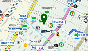 充レン 銀座ベーカリーの地図画像
