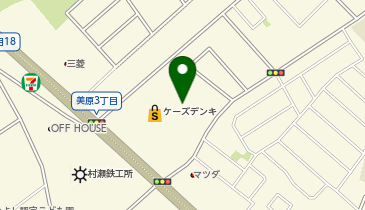 充レン カラオケ歌屋 函館美原店の地図画像