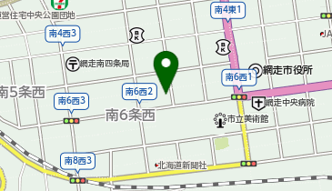 充レン カラオケ歌屋 網走店の地図画像