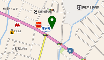 充レン カラオケ歌屋 伊達店の地図画像