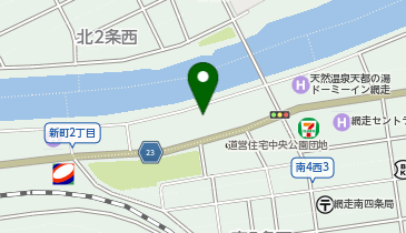 充レン YAKINIKU網走ビール館の地図画像