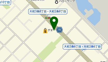 充レン カラオケ歌屋 旭川大町店の地図画像