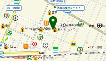 充レン ヨドバシカメラ マルチメディア吉祥寺 1階中央入口外の地図画像