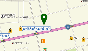 充レン サツドラ釧路星が浦大通店の地図画像