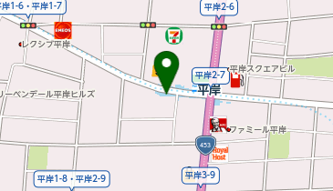 充レン 札幌市営地下鉄 南北線 平岸駅 麻生方面ホーム側改札外 改札付近(下)の地図画像