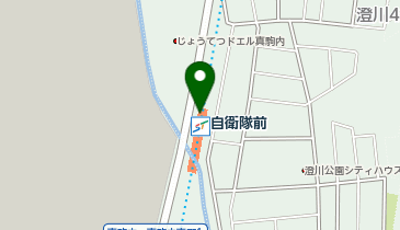 充レン 札幌市営地下鉄 南北線 自衛隊前駅 改札外 改札付近 自動販売機横(上)の地図画像