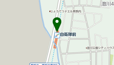 充レン 札幌市営地下鉄 南北線 自衛隊前駅 改札外 改札付近 自動販売機横(下)の地図画像