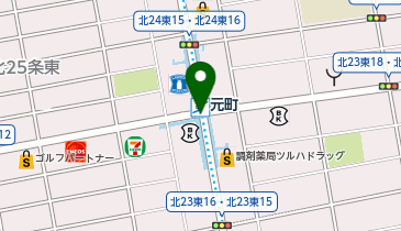 充レン 札幌市営地下鉄 東豊線 元町駅 改札外 5番出口方面コンコース(上)の地図画像