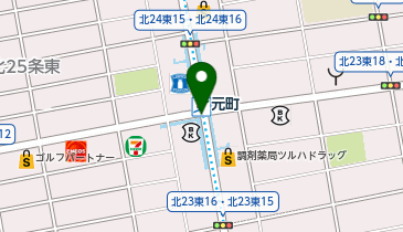 充レン 札幌市営地下鉄 東豊線 元町駅 改札外 5番出口方面コンコース(下)の地図画像