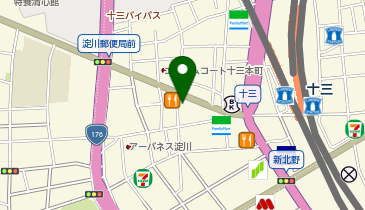充レン アスティルホテル十三 プレシャスの地図画像