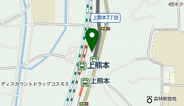 充レン えきマチ1丁目上熊本駅の地図画像
