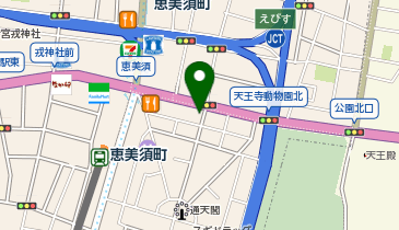 充レン Third eye(恵美須東店)の地図画像