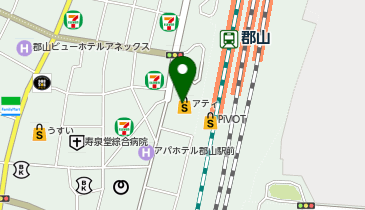 充レン ヨドバシカメラ マルチメディア郡山 1階郡山駅側入口 エレベーター付近の地図画像