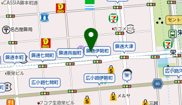 充レン 創作料理居酒屋まるゆの地図画像