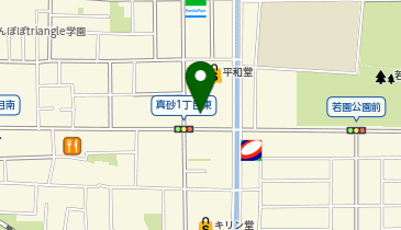 充レン JOYFIT24茨木真砂の地図画像