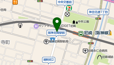 充レン JOYFIT24阪神尼崎駅前の地図画像