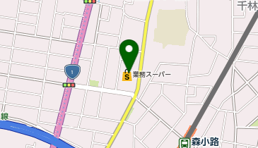 充レン 生鮮&業務スーパー ボトルワールドOK 森小路店の地図画像