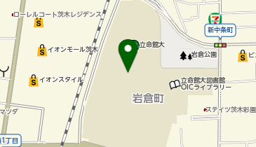 充レン みなめんカフェ 立命館の地図画像