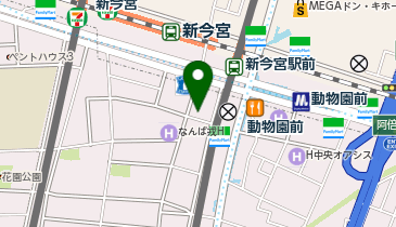 充レン 西成はぎちゃ名前のないおでん屋の地図画像