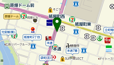 充レン アバンセ紙屋町シャレオ店の地図画像