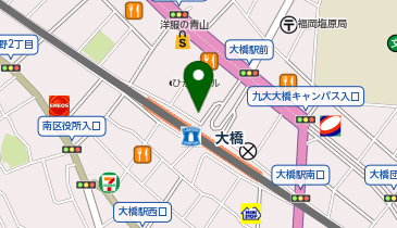 充レン アパマンショップ大橋駅前店の地図画像