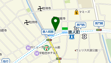 充レン アパマンショップ唐人店の地図画像