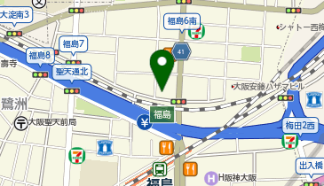 充レン 笑酒屋アテトサカナの地図画像