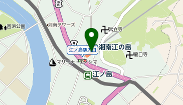 充レン 湘南モノレール湘南江の島駅 改札内の地図画像